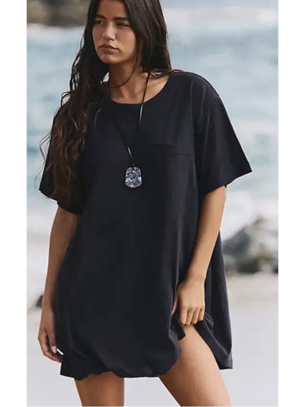 #1801 Free People Beach Cotton Dress  Medium